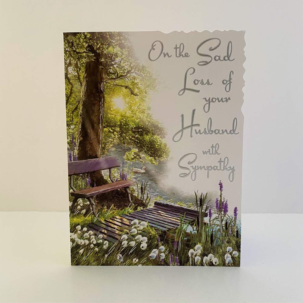 Jonny Javelin On The Sad Loss of Your Husband Sympathy Card