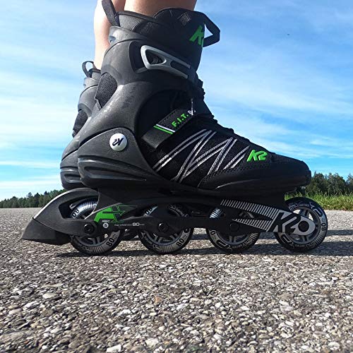 K2 F.I.T. 80 Inline Skates Black/Green