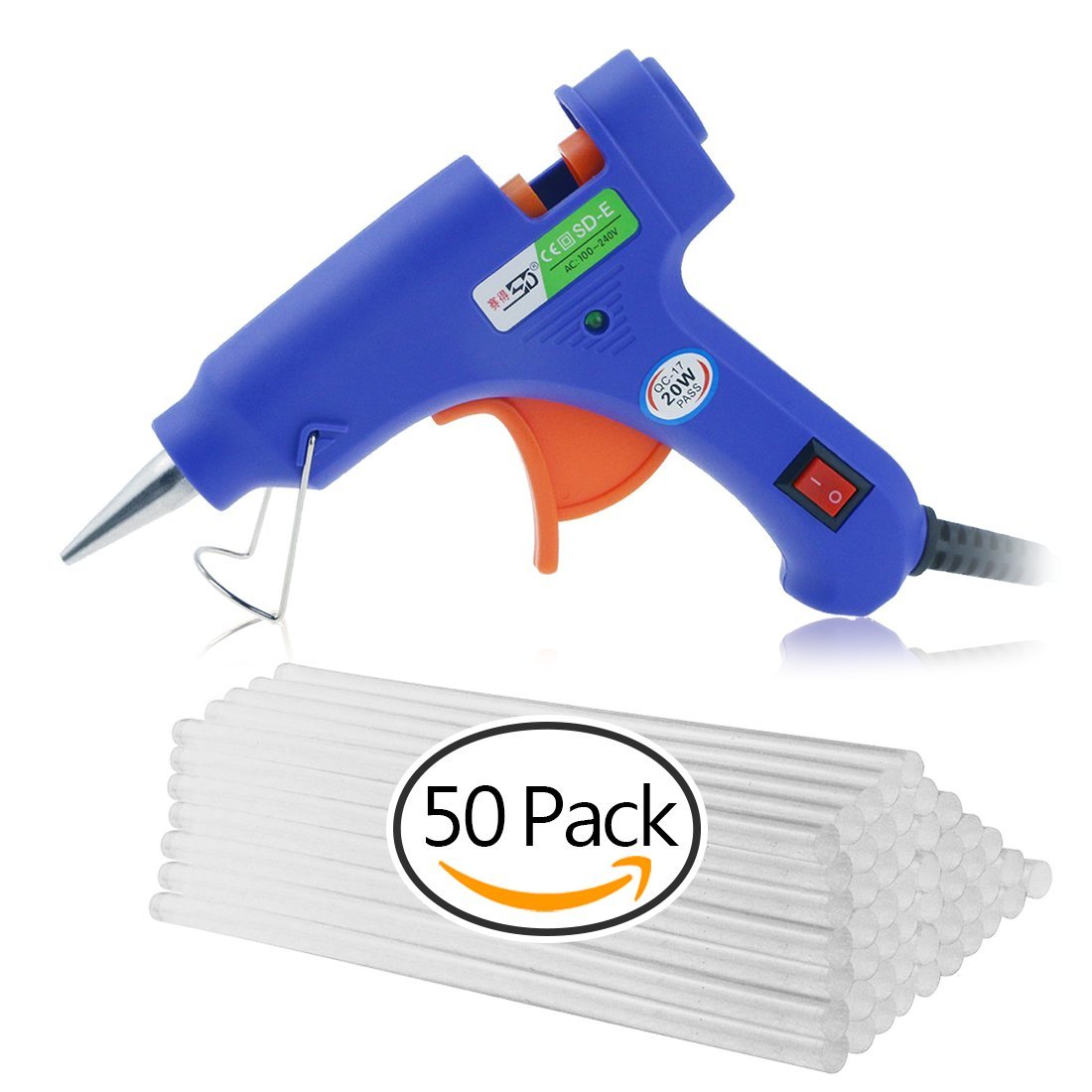 GiBot Mini Pistola De Silicona Con piezas Barras de Silicona Pegamento Alta