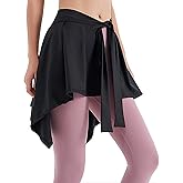 Kiench Women's Gym Athletic Wrap Skirts Tennis Yoga Running Tie Up Cover Up