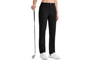 Libin Womens Dress Pants 29" 31" Stretch Straight Leg Work Slacks Office Business Casual Golf Pants for Travel Lightweight