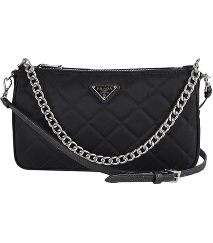 Prada Vitello Phenix Gold Hardware Black Crossbody 1BH046