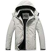 OTU Men's Waterproof Ski Jacket Snowboarding Windbreaker Warm Winter Hooded Mountain Snow Coat