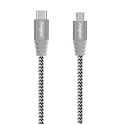 Fasgear USB C to Micro USB Cable 6ft Nylon Braided