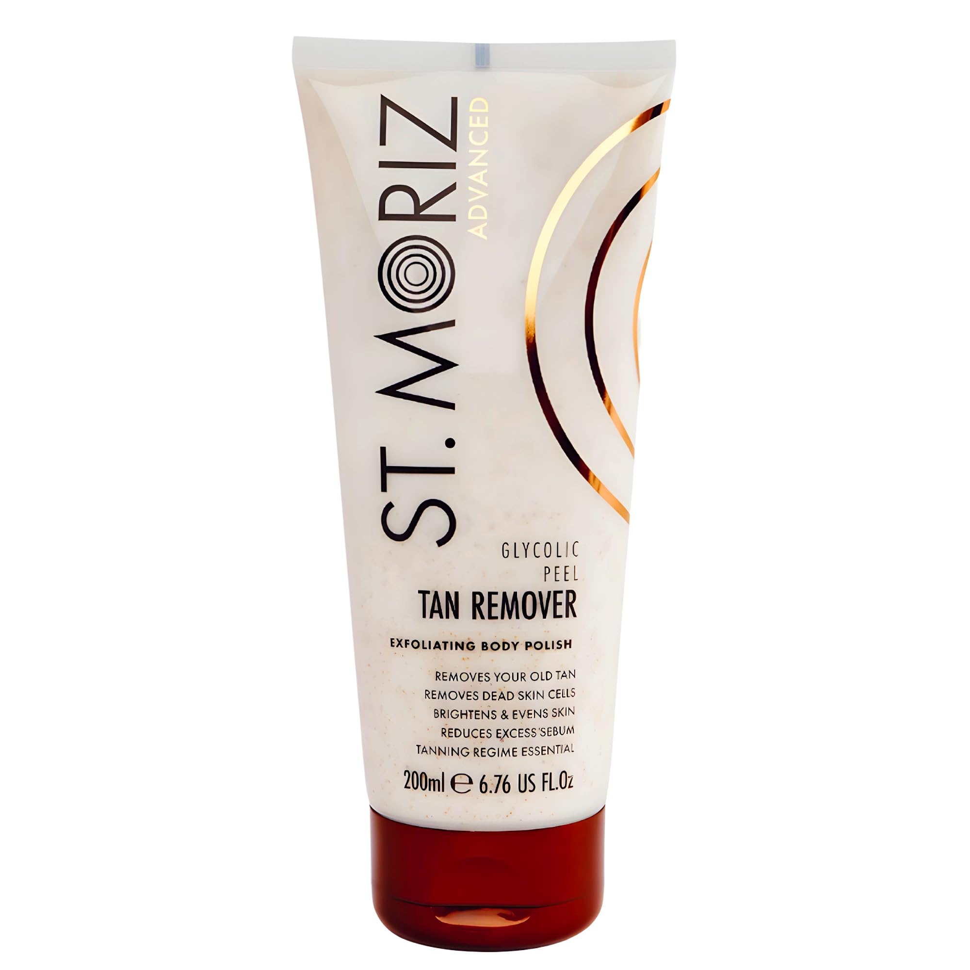 St Moriz Advanced Tan Remover & Exfoliating Scrub: Speedy Removal of Faded Tan with Glycolic & Salicylic Acid - Vegan & Cruelty Free - 200ml