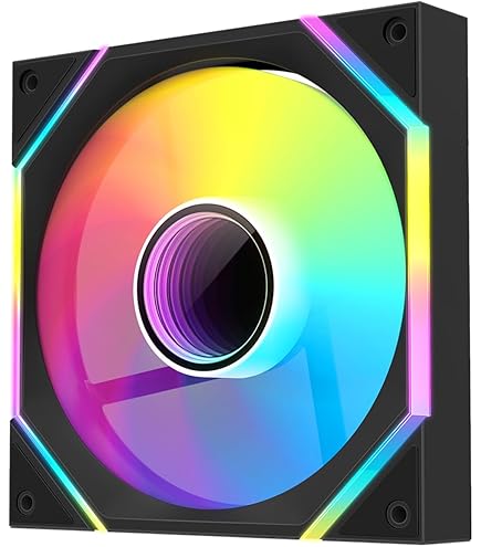 CPU Fan, Computer Case, ARGB Fan, 140 Mm, Synchronised Light, 3 Pin, Quiet PC Case, CPU Fan With RGB Light, Quiet Cooling Fan For CPU Cooler