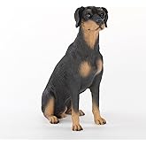 Conversation Concepts Doberman Dog Figurine Black Uncropped