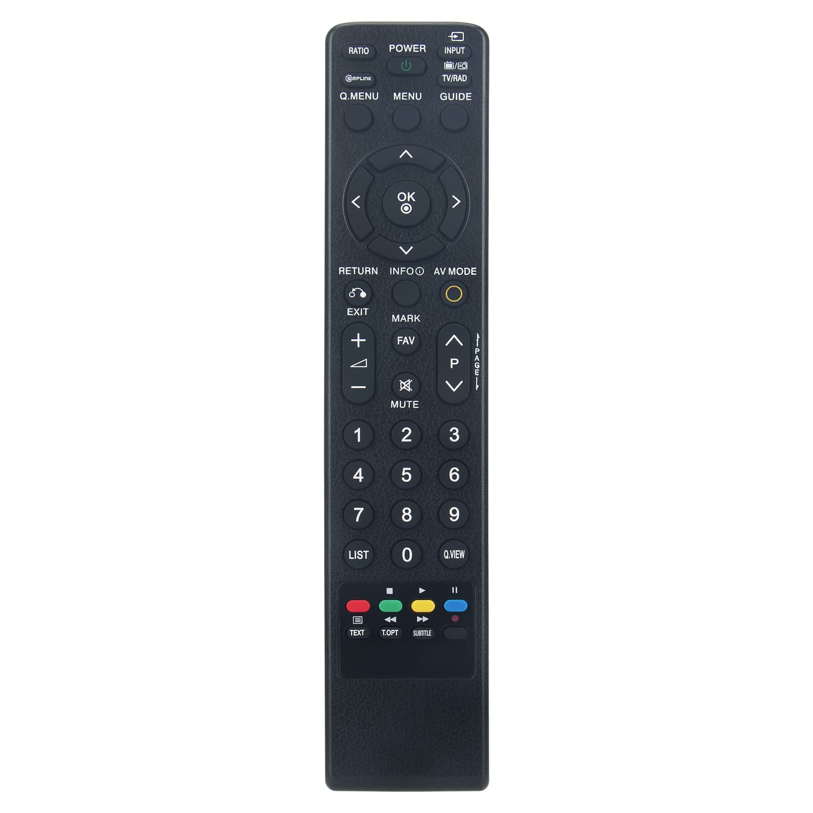 Replacement Remote Control Fit for LG PLASMA TV 60PG30FD 50PG30FD 50PG60UD 42PG60UD 42PG20D 50PG20D 60PG70FD 50PG70FD Remote MKJ42519601