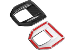 KIMISS Carbon Fiber ABS Gear Shift Box Panel Cover Trim for Alfa Romeo Giulia 2017-2018