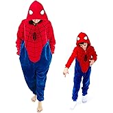 COSUSKET Snug Fit Adult Onesie Pajamas, Halloween Falnnel Womens Cosplay One Piece Costume Sleepwear