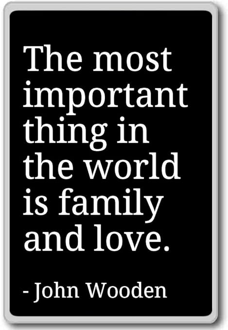 Imán para nevera con citas de madera, diseño de John Wood, negro ...