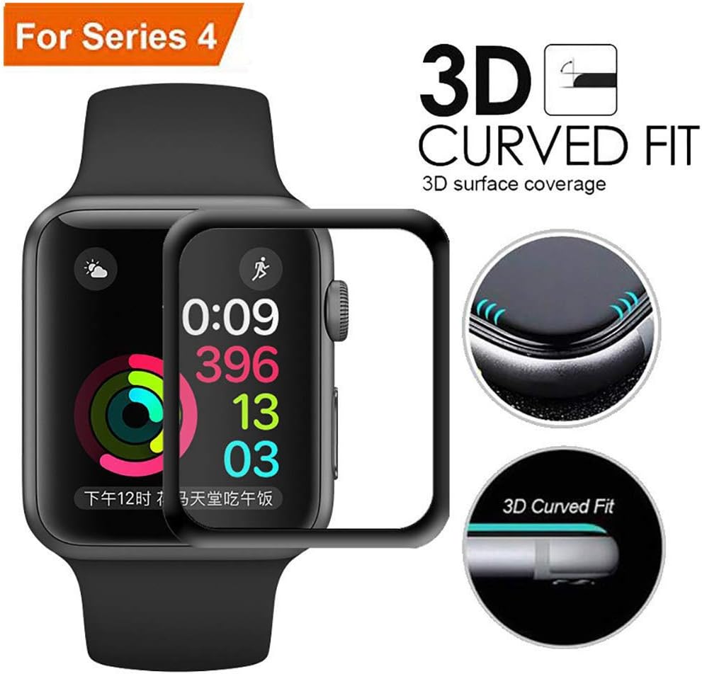 LucBuy 2 PCS Screen Protectors for Apple Watch Series 1-5 38 40 42 44mm