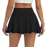 LouKeith Womens Tennis Skirt High Waisted Pleated Golf Skirts Mini Casual Workout Athletic Skorts with Pockets