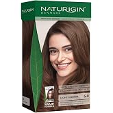 Naturigin Permanent Hair Color for Women, 5.0 Light Chocolate Brown | 100% Gray Coverage, Ammonia free, Long-lasting Natural Hair Dye Kit with 12 Organic Herbs, Vegan, Cruelty-free