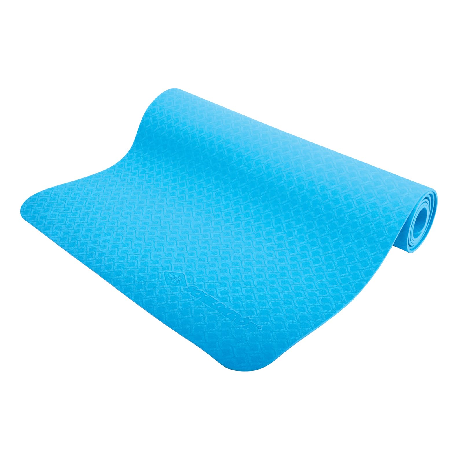 Schildkröt Fitness Yoga Mat 4 mm, Blue, in Carrying Case, 960169