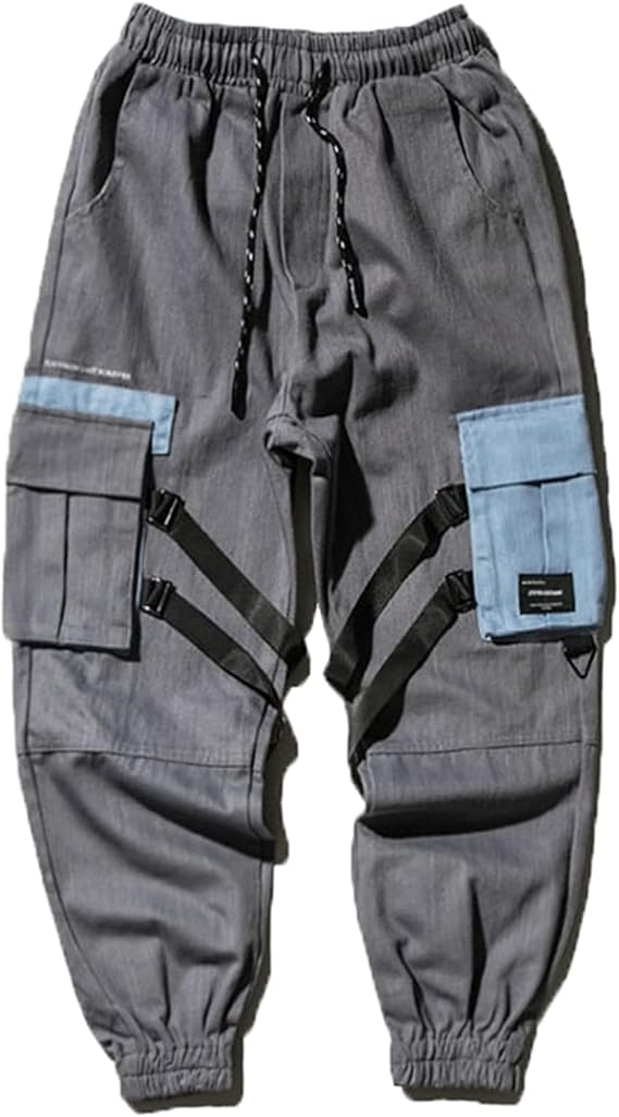 Amazon 春 夏 秋 カーゴパンツ ワイド ゆったり ヒップホップ ポケット チノパン メンズ ミリタリー アウトドア 通勤通学 旅行 かっこいい ファッション コーデ代 コーデ30代 ボトムス ホットパンツ ロングパンツ 通販
