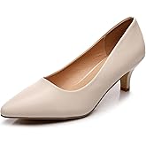 VenusCelia Women's Rokoko Pump Kitten Heel Shoe