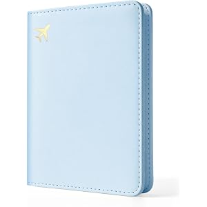 AccessoriesLobby Passport Holder for Travel - RFID Blocking for Women & Men | PU Leather, Travel Essential, Stylish Accessary