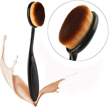 Preyansh Oval Foundation Brush, Black