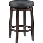 Linon Maya, 24", Black Counter Stool,