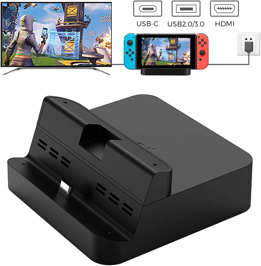 Docking Station Portable TV Dock for Nintendo Switch with HDMI Adapter