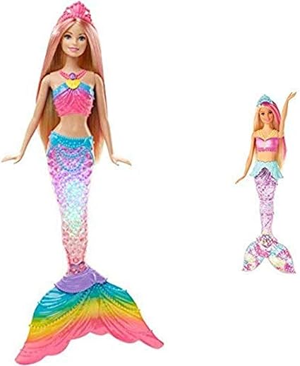 barbie rainbow sparkle hair amazon