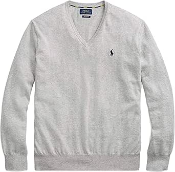 mens polo v neck sweater