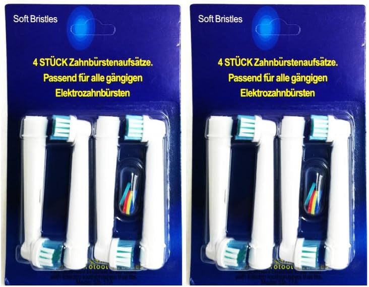 Amazon 互換品 ブラウン オーラルb 電動歯ブラシ 替えブラシ 4本 X2セット 8本 ベーシックブラシ Eb17 4 Beauty Bridge 替えブラシ 通販