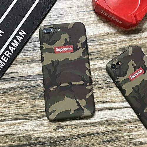 jaglo Supreme Camo Camoflauge Protective Hard Case Cover for iPhone Mobile (iPhone X, A)