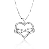 Moodear Mother's Day Gifts Mama Heart Pendant Necklace for Women - Dainty 925 Sterling Silver Mom Necklaces Mothers Day Gifts Trendy Jewelry New Mom Gift for Her