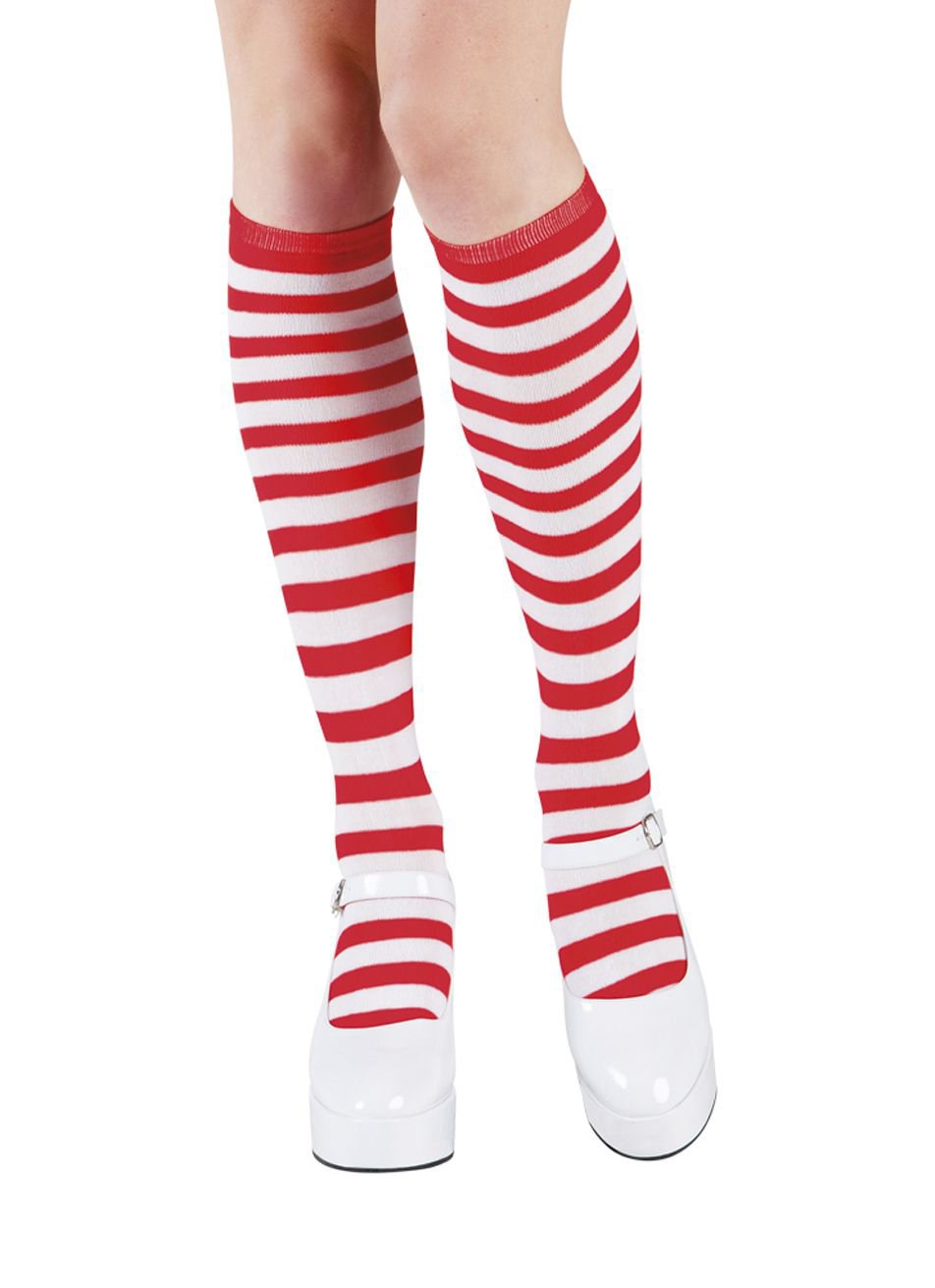 Boland Aptafetes AC1700/red Red Clown Socks, multicolour, one size, 10103527