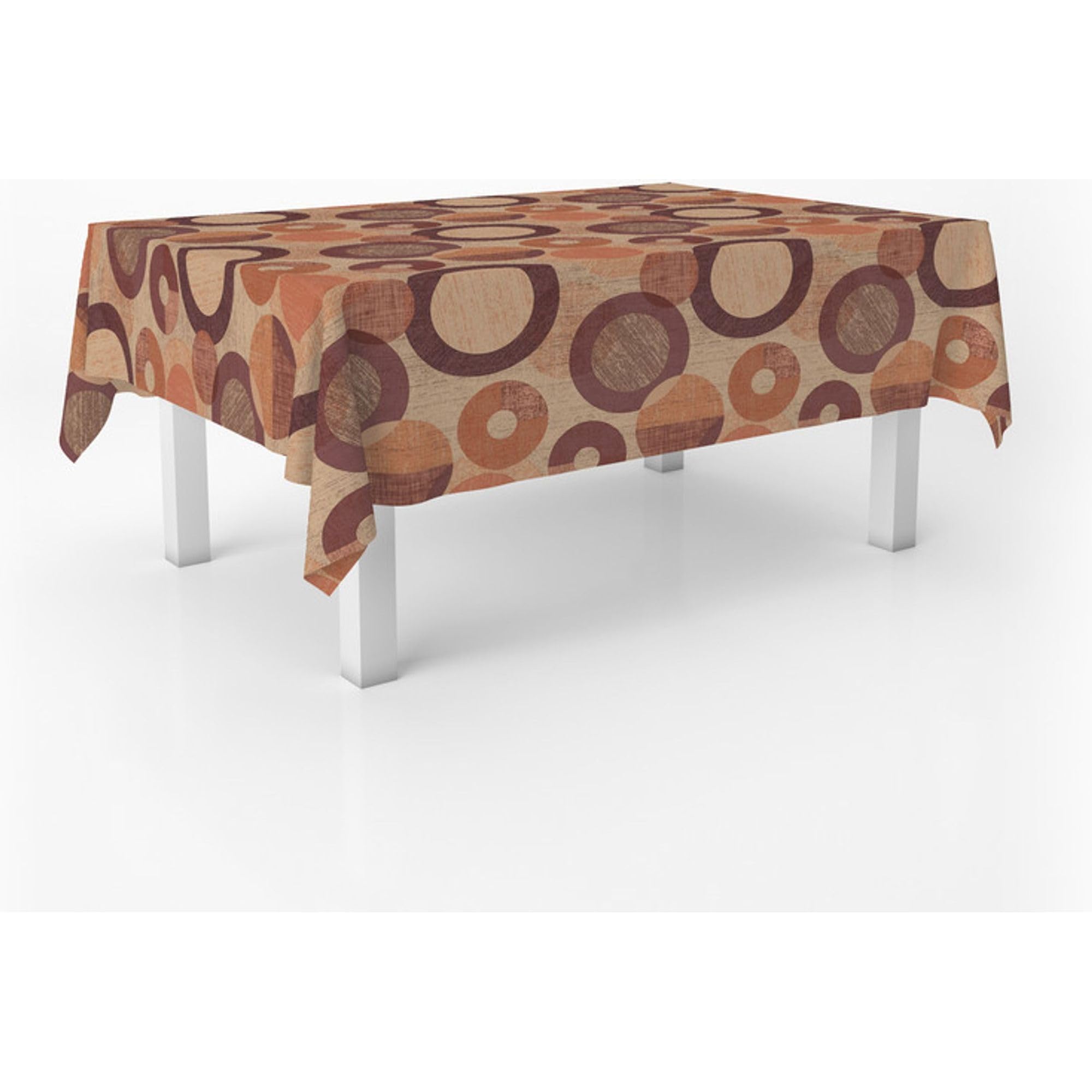 ECOMMERC3 Rectangular Oilcloth Tablecloth Size 200 x 140 cm Style, Durability and Easy Cleaning for Your Table – Stain-Resistant and Waterproof Oilcloth Tablecloth