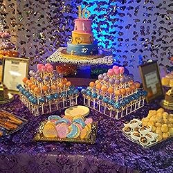 Goabroa Cake Pop Display Stand, 56 Holes Clear