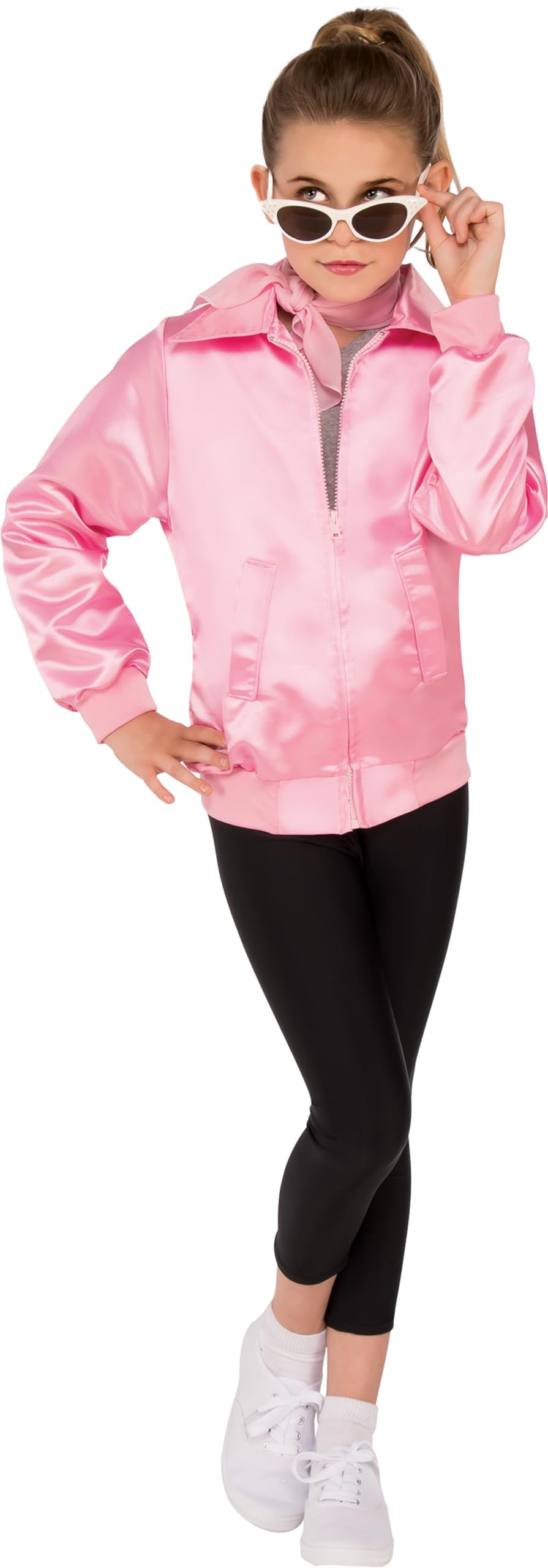 Photo 1 of Rubies Girl's Grease Jacket Costume, Large, Pink