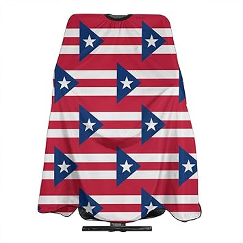 Amazon Com Puerto Rico Flag Pattern Hair Salon Cape Haircut