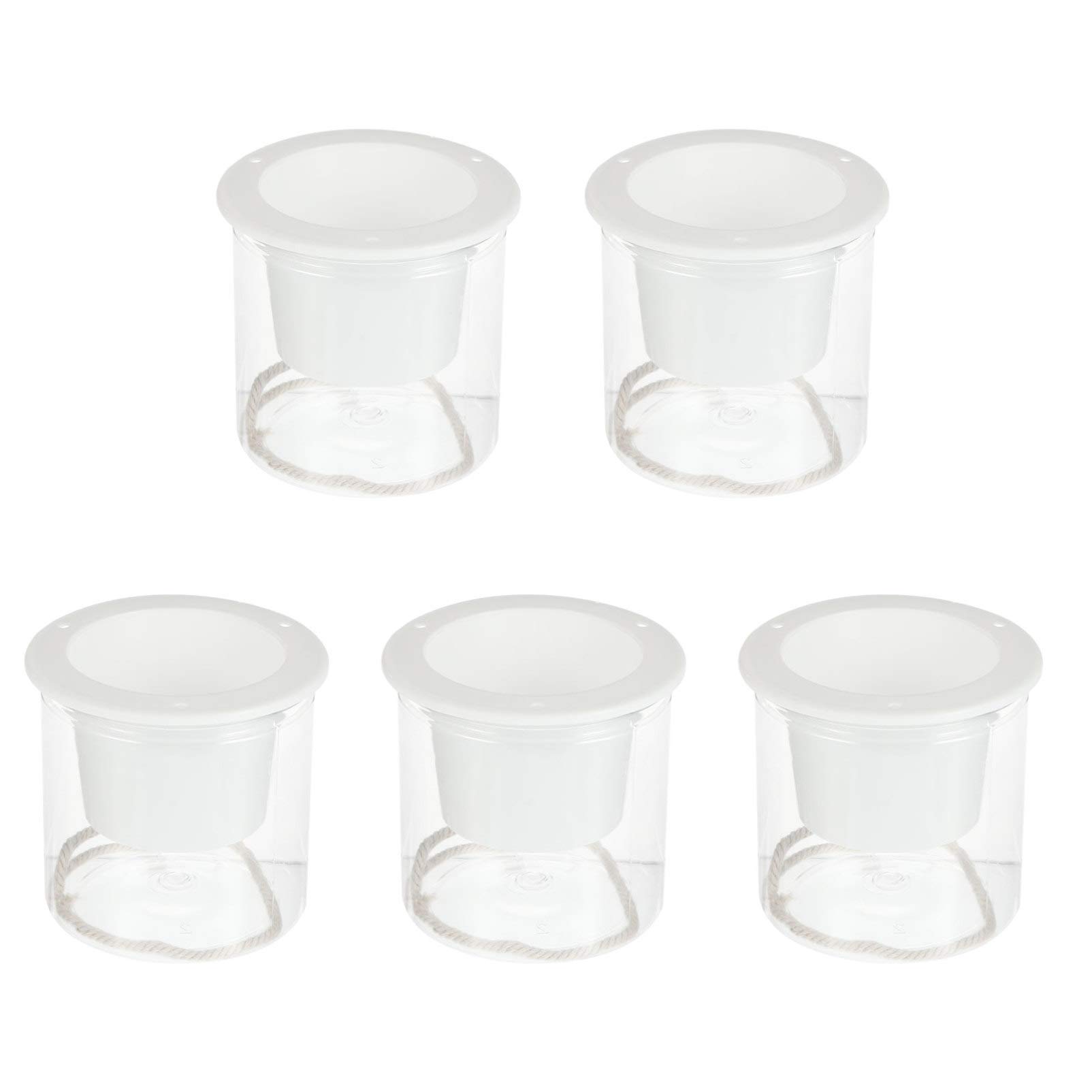 Yardwe 5sets Automatic Water Absorbing Plant Pots Self Watering Outdoor Indoor Flower Pots Hydroponic Planter for Home Office Store