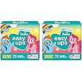 Pampers Easy Ups Girls & Boys Potty Training Pants - Size 2T-3T, 25 Count, My Little Pony Training Underwear (Pack of 2)