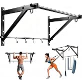 Adjustable Depth Wall Mounted Pull Up Bar 500LB Heavy Duty | 500LB Heavy Duty Wall Mounted Pull Up Bar with Adjustable Depth,Built for Home Gyms,Strength Training,Pull Ups and Chin Ups