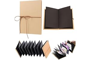 All the Little Joys I Cherish with You,Foldable Accordion Scrapbook Album,6x8In Small PhotoAlbum,DIY Expandable Accordion Scr