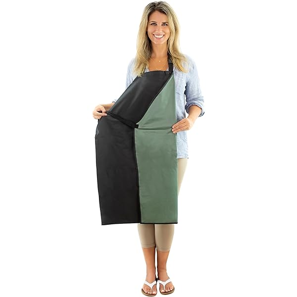MIKI WELL Heavy Duty Waterproof Apron - for Unisex Adult, Ultra