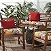 Greendale Home Fashions Indoor/Outdoor Bench Cushion, 51-Inch, Aloha Red