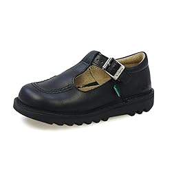 Kickers Unisex Kid's Kick T Bar Black School