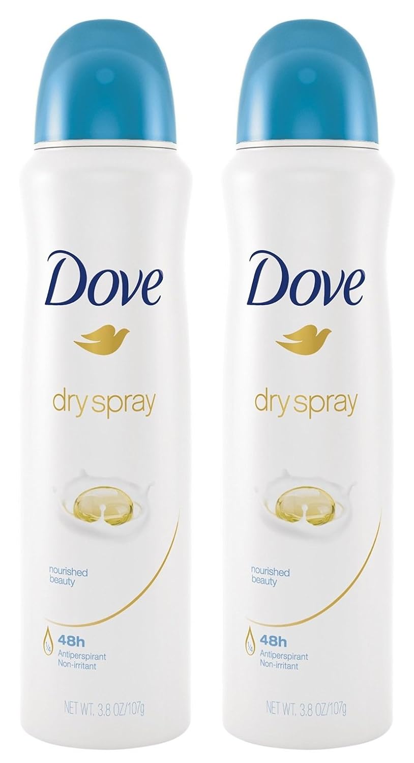 Amazon.com : Dove Dry Spray Antiperspirant, Nourished Beauty 3.80 oz