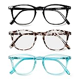 Henotin 3 Pack Blue Light Blocking Reading