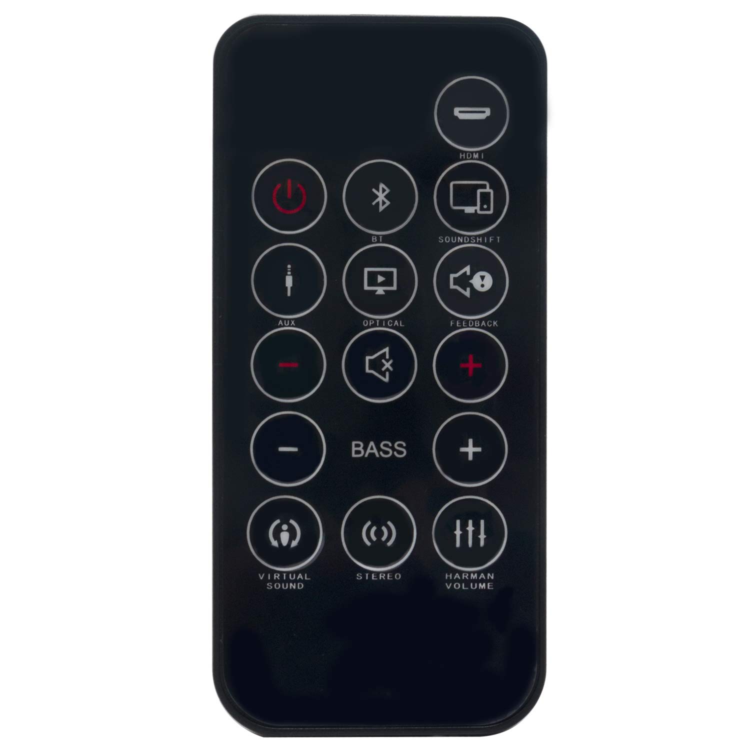 SB250 SB350 Replace Remote Control - VINABTY SB 250 SB 350 Remote Control Replacement for JBL Cinema SB250 SB350 Soundbar Sound Bar fit JBL Home Cinema Base Wireless 2.2 Soundbase Remote controller