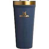 STANLEY Everyday Tumbler 20 oz | Press Fit Drink Through Lid | Beverage, Coffee, and Cocktail Cup | Insulated Stainless Steel Wine Glass | BPA-Free | Twilight Gold PVD