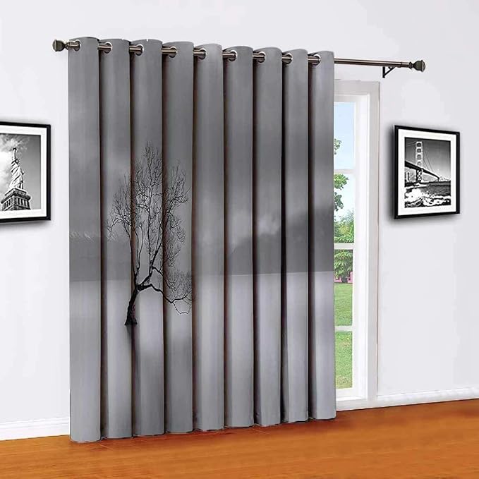 Scenery House Decor - Cortinas para puerta corredera, cortinas de patio