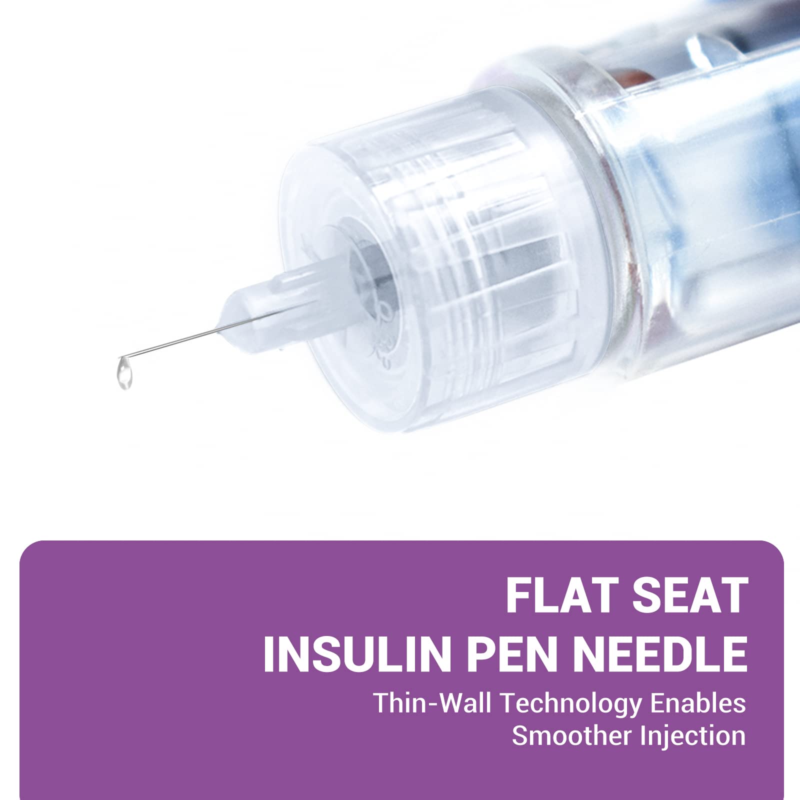 Verifine Insulin Pen Needles 31G 5mm, Ultra Fine Diatetic Needles for Insulin Injection, Compatible with Most Insulin Pen, 0.25mm x 5mm (5/32”) (100 Count)