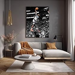 Basketball Superstar Anthony Edwards Signed Poster