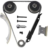 2.4 Timing Chain Kit w/VVT Fit for GMC Terrain, Replaces# 12621505 | Fit for Chevy Equinox 2.4 2011-17, Impala Malibu 2014, HHR Cobalt 2.2 09-10 | Fit for Buick Regal LaCrosse Verano 2.4L 12-16